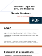 The Foundations: Logic and Proof, Sets, and Functions Discrete Structures