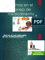 Normas en El Manejo de Medicamento 1