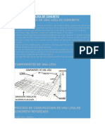 Armado de Una Losa de Concreto