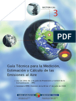 Guia Tecnica para La Medicion, Estimacion y Calculo de Las Emisiones de Aire