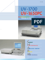 Shimadzu Spectrophotometer UV1700 &amp UV1650PC