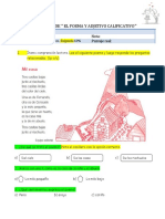 Prueba de Lenguaje Unidad Poema y Adjetivos