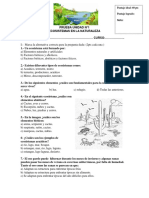 Prueba Ecosistemas 4° Año