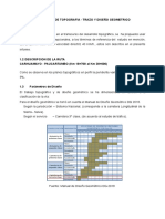 1.0 Topografía, Trazo y Diseño G.