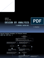 Design by Analysis General Guideline PDF