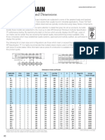 Oil Field Chain: Chain Descriptions and Dimensions