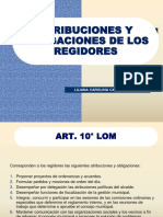 Atribuciones Y Obligaciones de Los Regidores: Liliana Carolina Cabrera Moncada