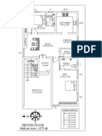 KW V W: Ground Floor Built Up Area 1275 SFT