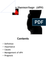 Antepartum Haemorrhage - Placenta Previa, Abruption 2