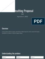 Consulting Proposal Template