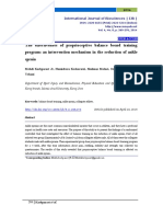 The Effectiveness of Proprioceptive Balance Board Training Program: An Intervention Mechanism in The Reduction of Ankle Sprain