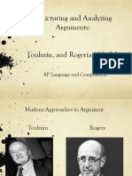 Structuring and Analyzing Arguments:: AP Language and Composition