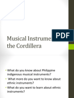 Musical Instruments of The Cordillera