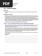 13.2.2.13 Lab - Incident Handling