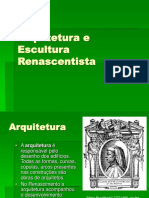 Arquitetura e Escultura Renascentista