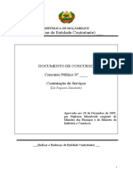 Concurso para Servicos de Pequena Dimensao