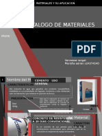 Lista de Materiales de Construccion