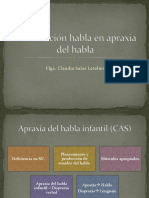 Intervención en Apraxia Del Habla