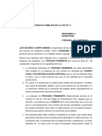 Respuesta A Excepción Por Proceso Pendiente Ley 603