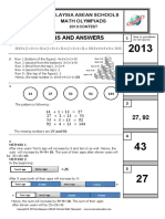 Answer 2013 Contest Paper Year 3 PDF