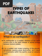 Types of Earthquakes: - Group 2