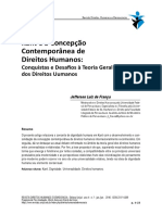 Kant e A Concepção Contemporânea de Direitos Humanos