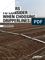 Factors To Consider When Choosing Dripperlines Manual NETAFIM