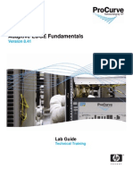 ProCurve Adaptive EDGE Fundamentals 8.41 - Lab Activity Guide - 20081121