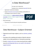 What Is Data Warehouse?: Separately