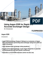 Aspen EDR For Rapid and Accurate Exchanger Design