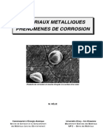 Materiaux Metalliques - Phenomenes de Corrosion PDF