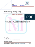 SAP SD by Manoj Tony Latest-1-1