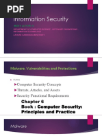 Week 9 Lecture 16 Information Security