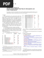 Electric-Fusion-Welded Steel Pipe For Atmospheric and Lower Temperatures