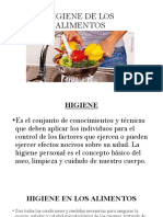 Higiene de Los Alimentos