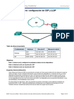 10.1.2.5 Lab - Configure CDP and LLDP