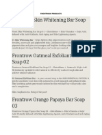 Frontrow Skin Whitening Bar Soap 01