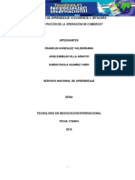 Bitacora Documetacion de La Operacion de Comercio PDF