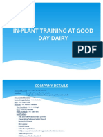 In-Plant Training at Good Day Dairy