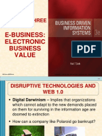 Chapter Three: E-Business: Electronic Business Value