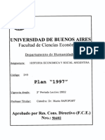 H 249 2002 Historia Economica Social Argentina Rapoport