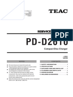 Teac PD D2610 Service Manual