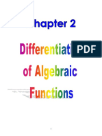 Chapter 2 - Lecture - Differentiation of Algebraic Functions