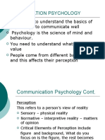 Communication Psychology