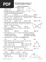 10 Math Worksheet CH-6 Triangles