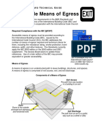 Accessible Means of Egress: U.S. A B T G
