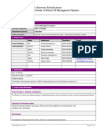 Superior Grammar School Project Charter