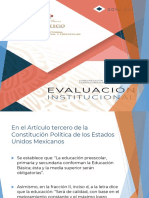 Evaluación Institucional 2018-2019 Presentación