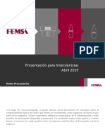 FEMSA Overview (Abril 2019)