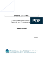 SYSCAL Junior / R1+: 2-Channel Resistivity-Meters For Resistivity and IP Measurements